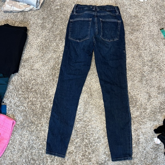 Good American Good Legs Crop Skinny Jeans Size 0 - Picture 8 of 12